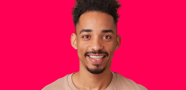 smiling man