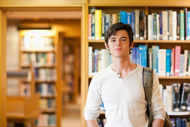 library boy