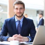 business manager on a desk