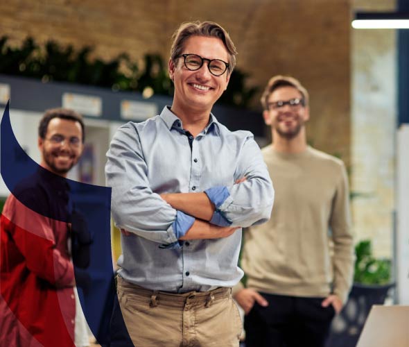Team Members smiling together