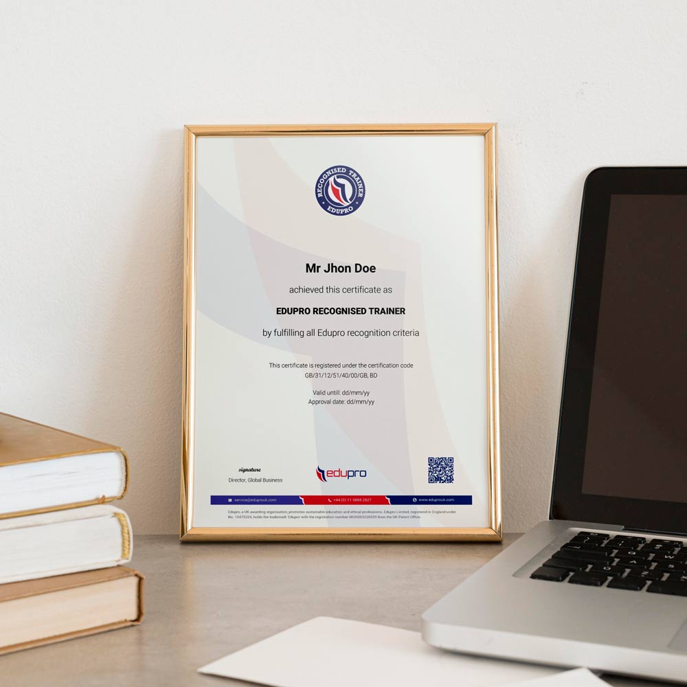ert certificate mockup